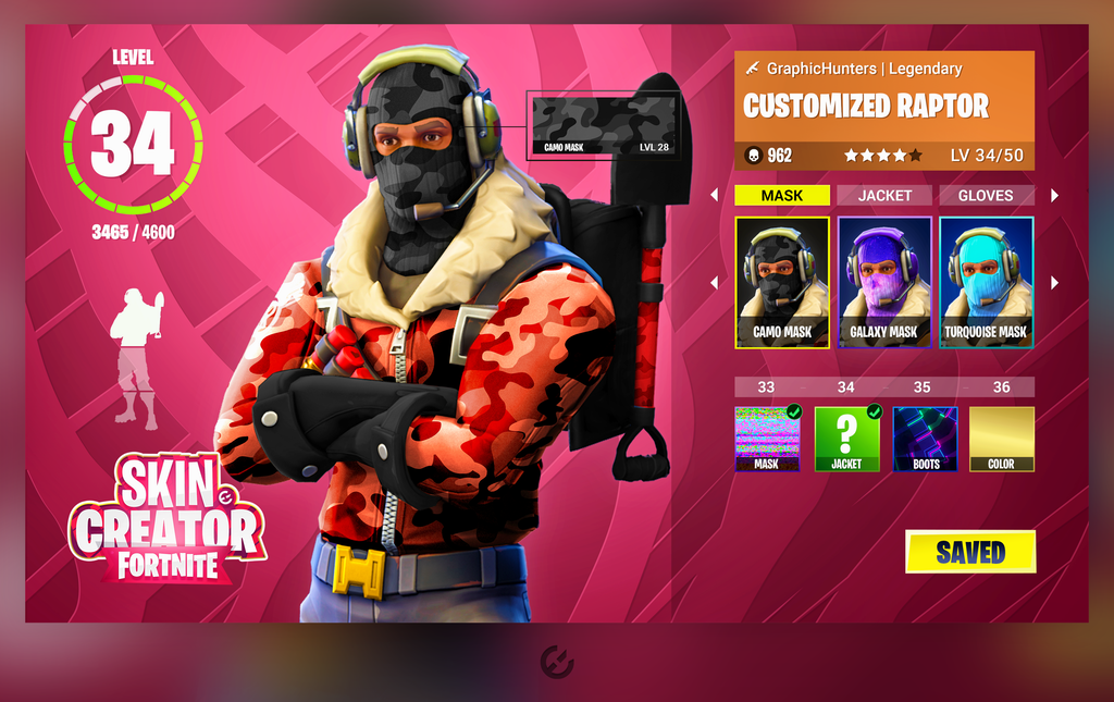 Fortnite skin concepts feat