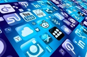 stock image of apps