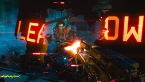 Image of boss fight from Cyberpunk 2077