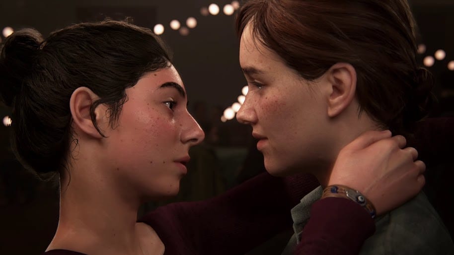 ellie and dina in the last of us part 2