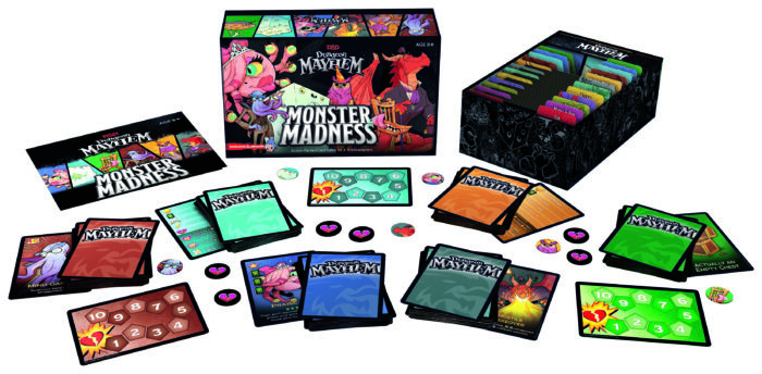 Dungeon Mayhem Box and components