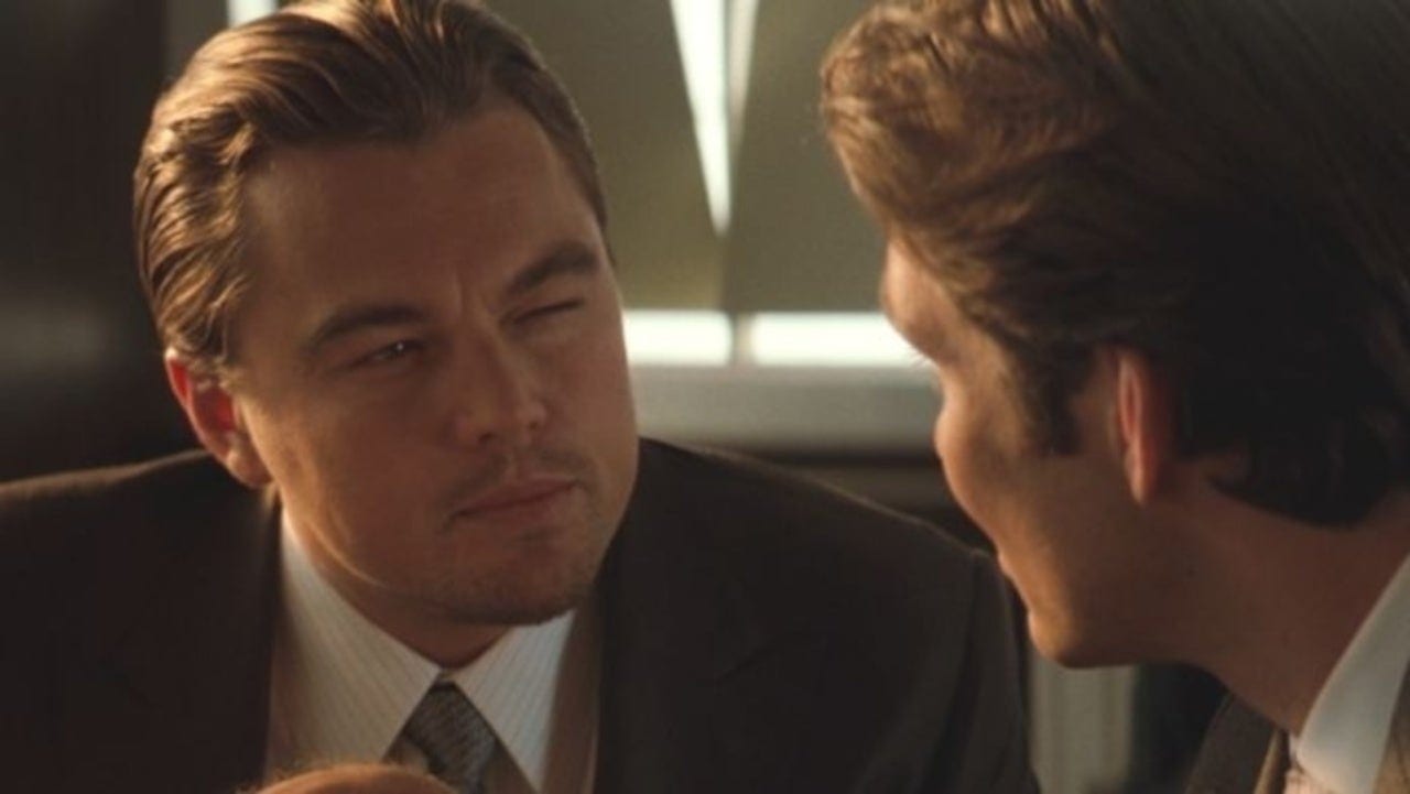 leo di caprio in inception