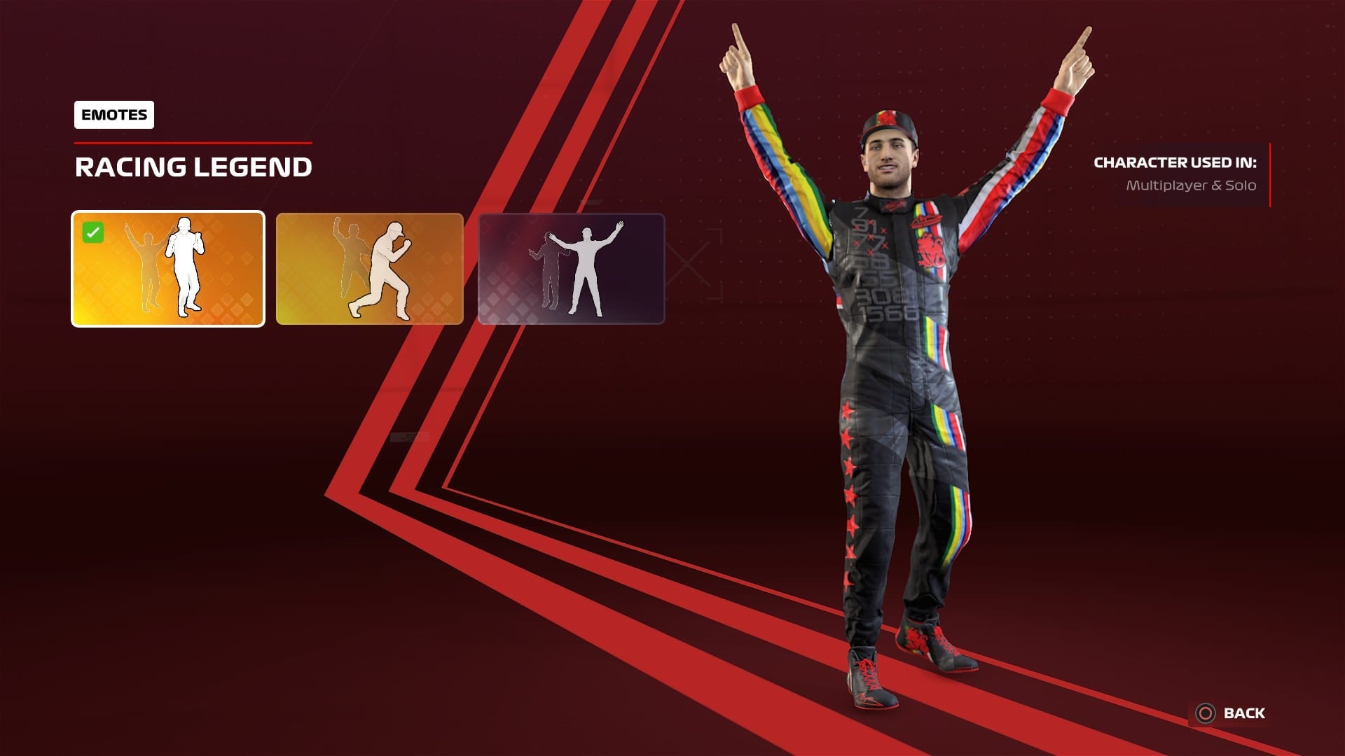 Schumacher celebration emote