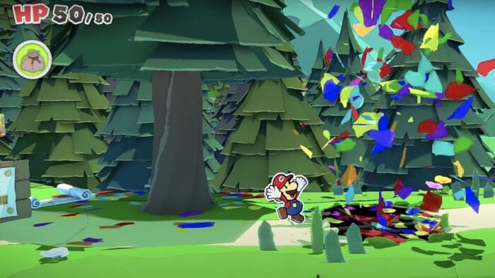 Mario repairing the Mushroom Kingdom