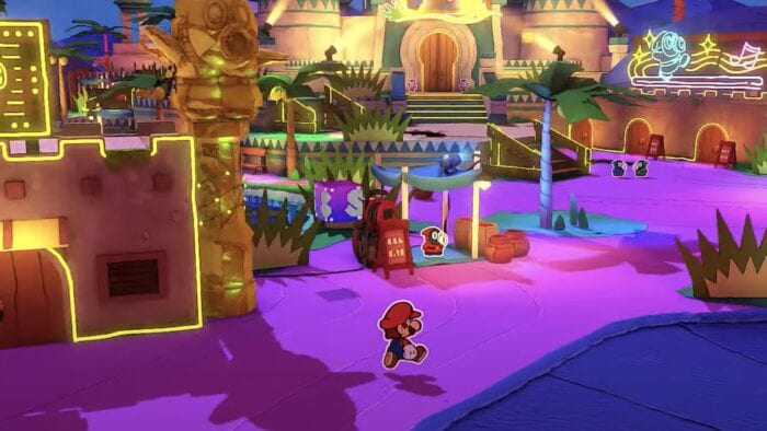 Gameplay of Paper mario