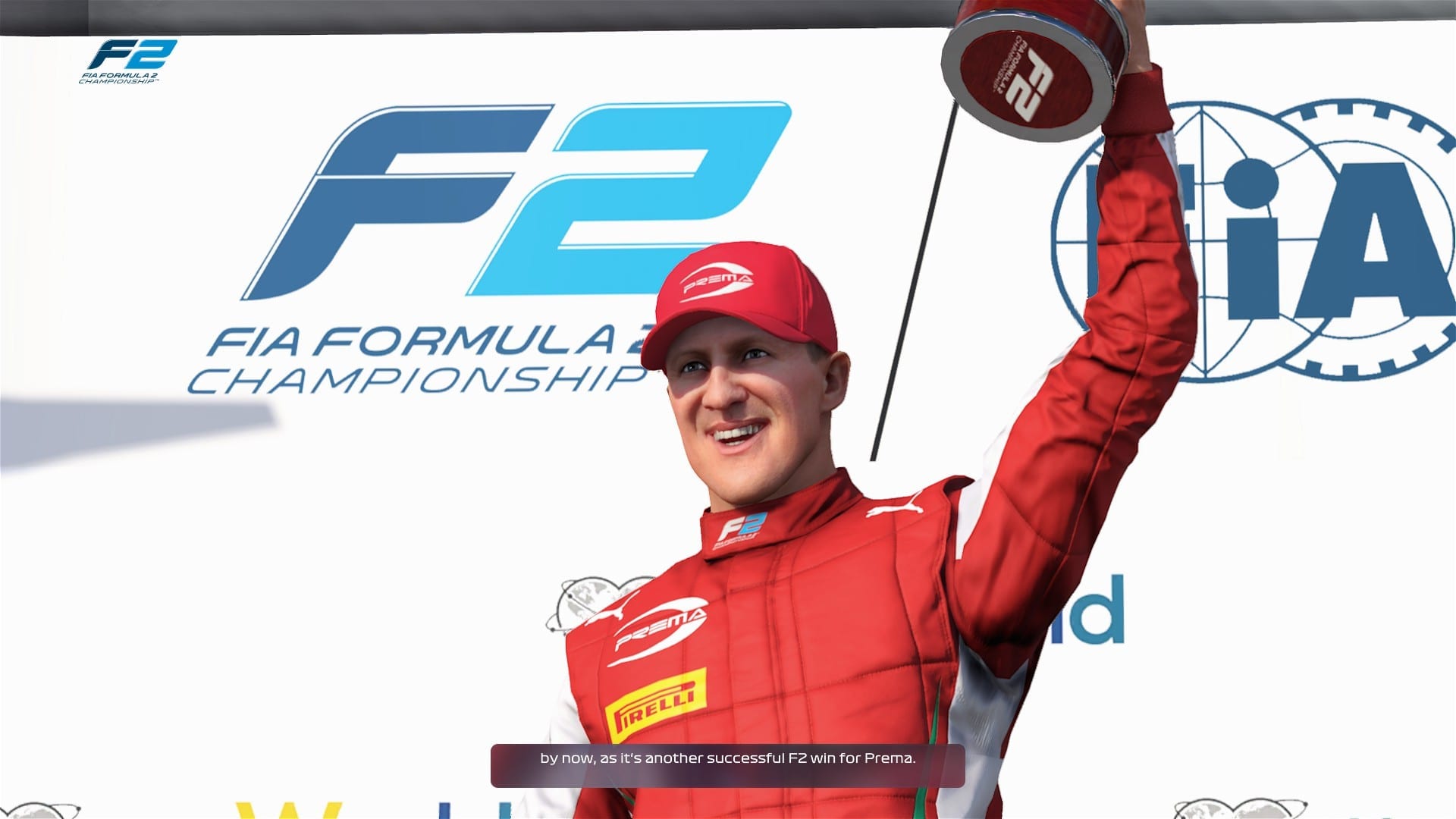 Schumacher looking nothing like what he looked like in real life