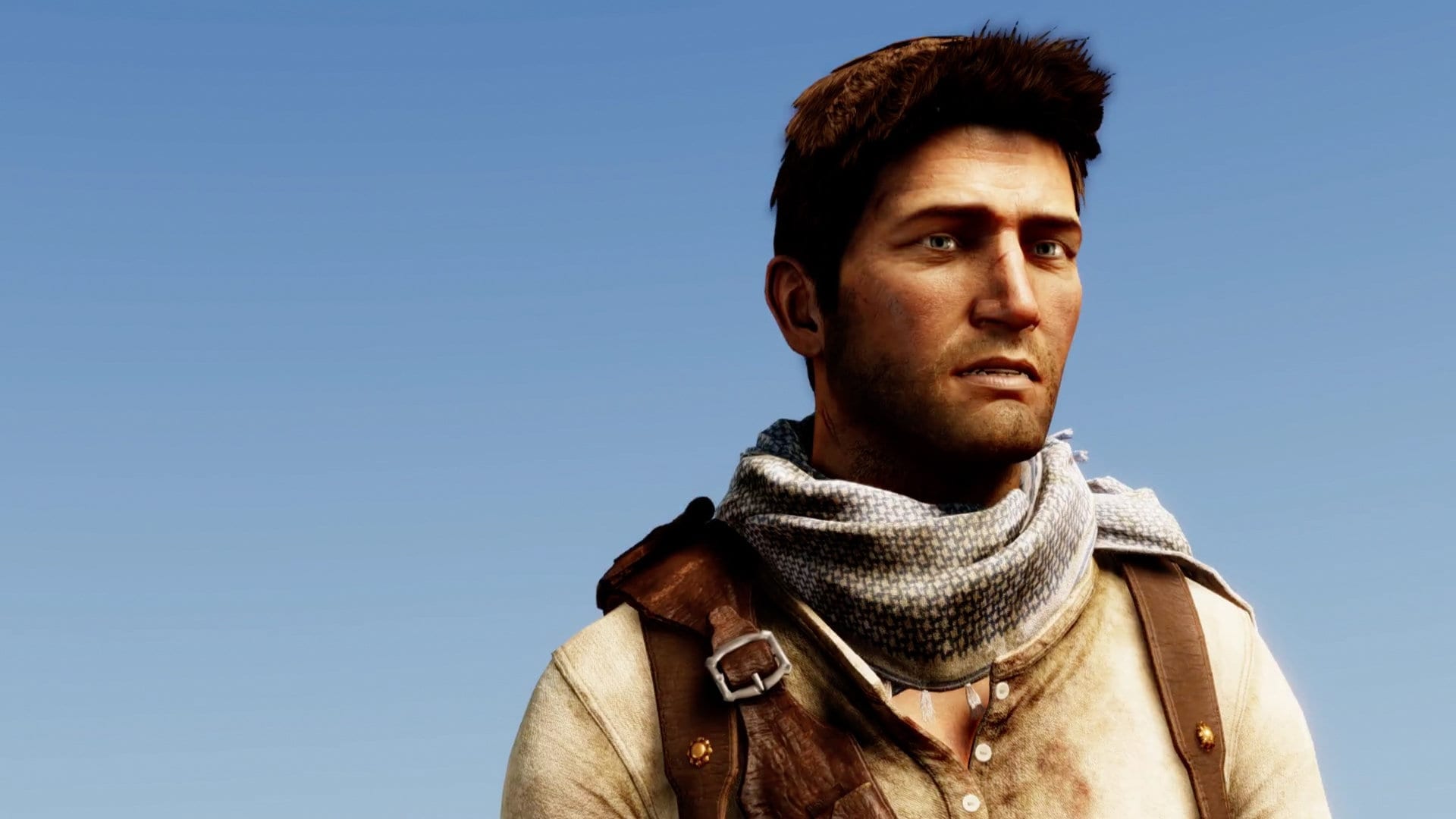 Nathan Drake in Uncharted