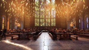 The Hogwarts dining hall