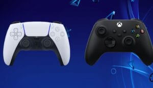 DualSense and Xbox Controller side by side