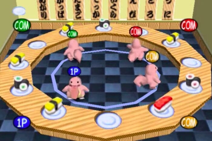 Pokemon mini game with lickitung