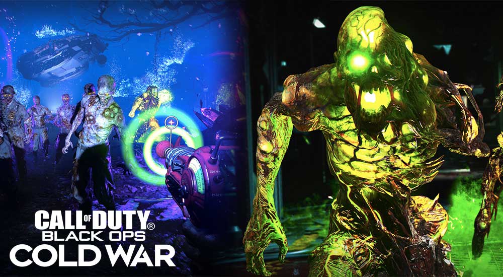 two images from cod zombies