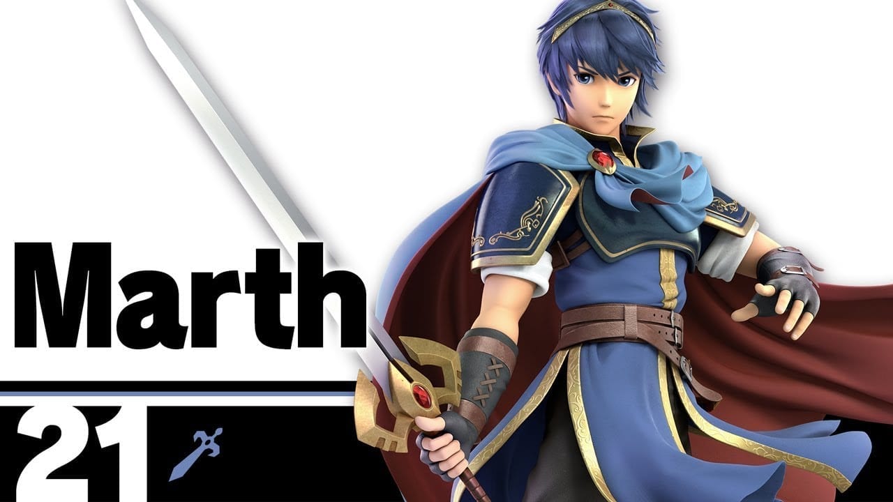 Marth Smash Bros. fighter card
