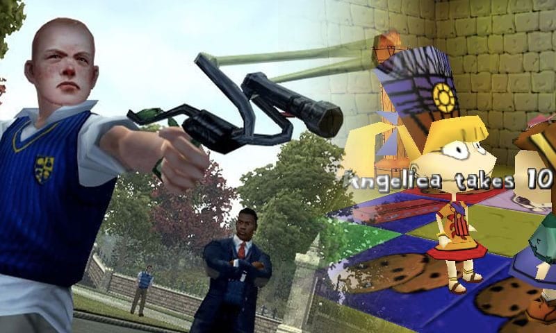 One image of Jimmy from Bully. One image of Angelica from Rugrats