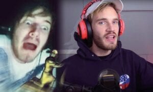 Old image of pewdiepie alongside recent one