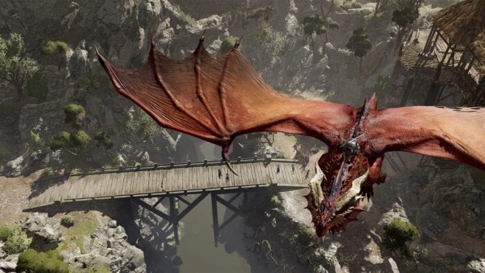 A dragon in Baldurs Gate 3