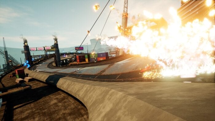 A screenshot of fire in PACER