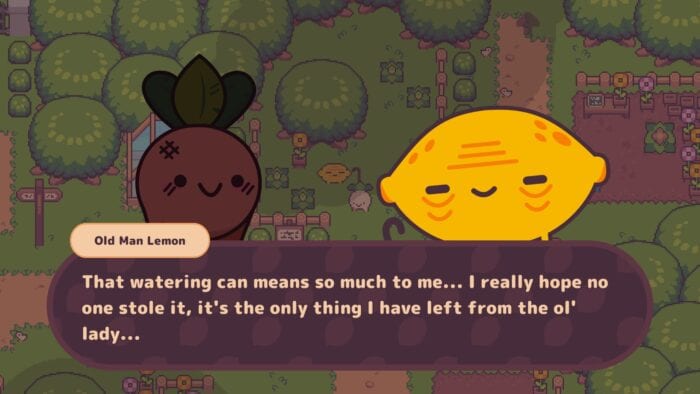 Screenshot fromTurnip Boy Commits Tax Evasion