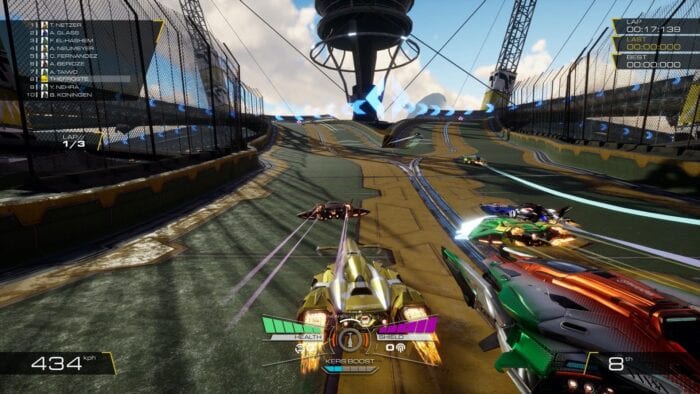 Image from a race in PACER
