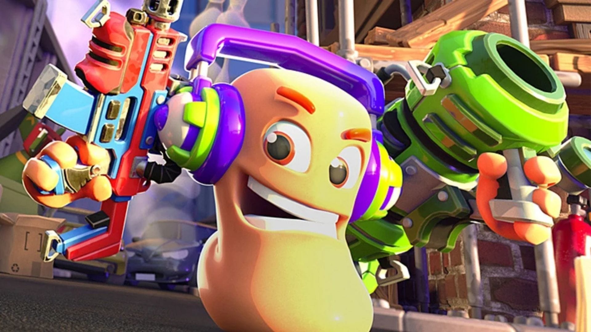 Screenshot of worms rumble