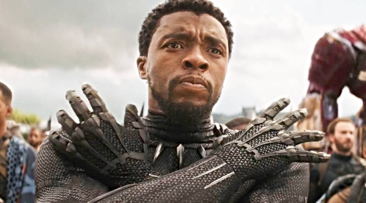 Black panther movie shot