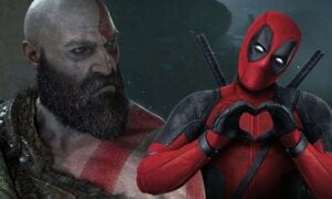 Kratos next to Deadpool