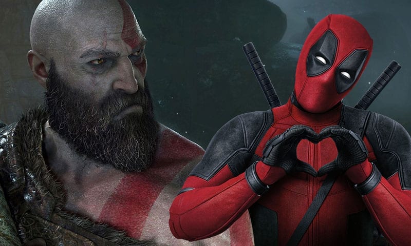 Kratos next to Deadpool