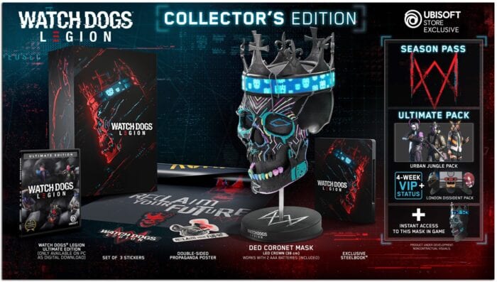 image of watch dogs legion collector's edition