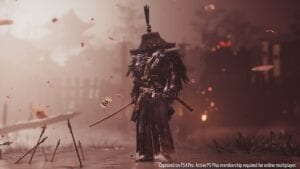 ghost of tsushima free dlc bloodborne outfit