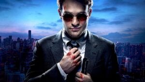 An image of Charlie Cox in Daredevil as Matt Murdock