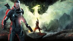 Mass effect character and dragon age background