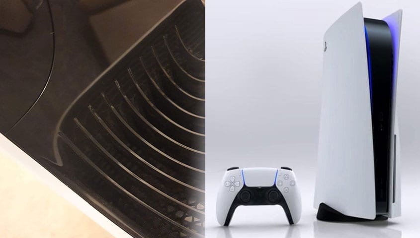 air purifier next to ps5
