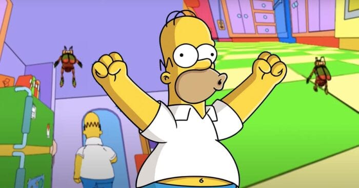 Images from secret simpsons game described in the article