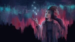 the space in between