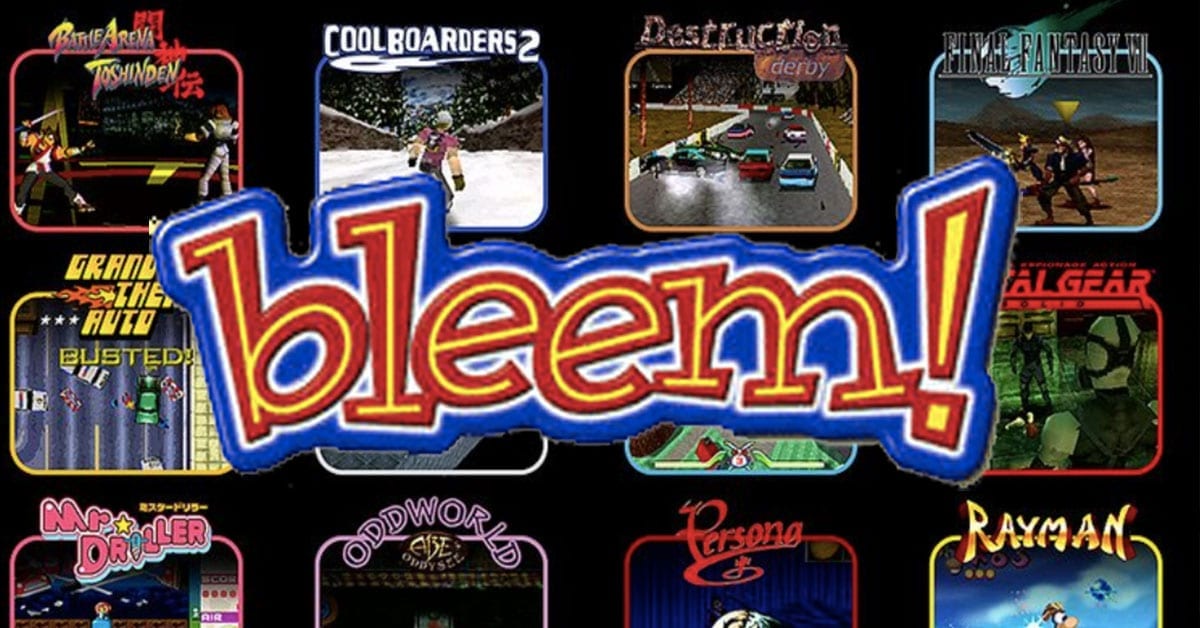 bleem logo sony games