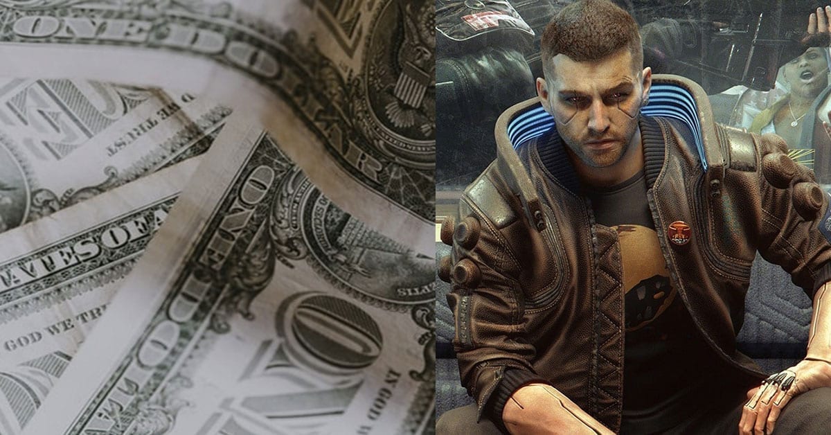 cyberpunk 2077 v and money