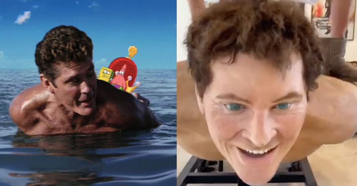 david hasselhoff in spongebob