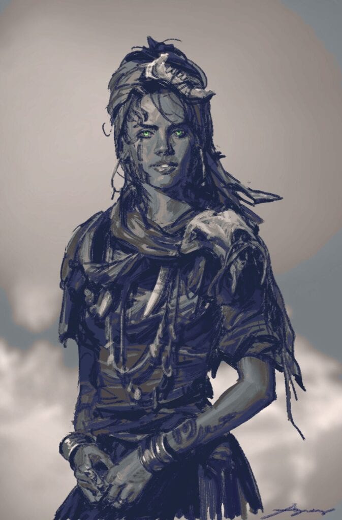 fantasy concept art from naughty dog dev