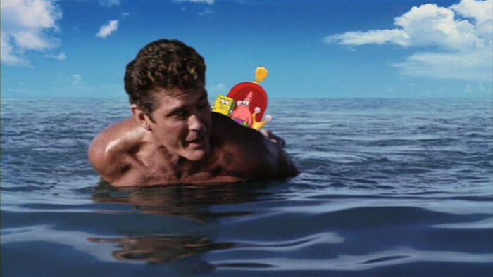 hasselhoff in spongebob movie