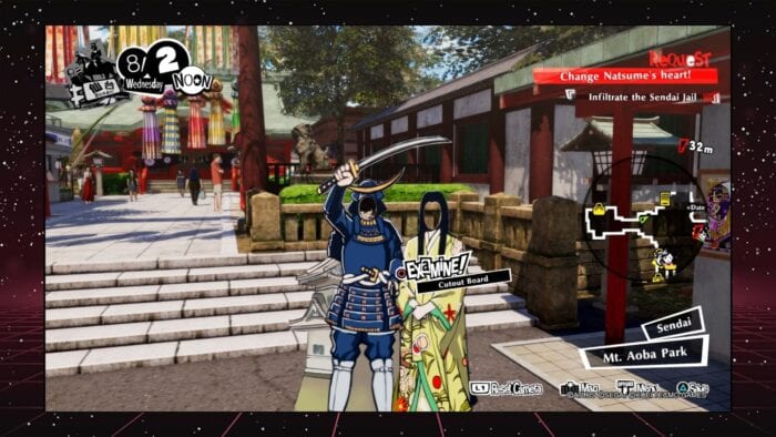 Persona 5 Strikers gameplay screenshot