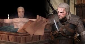 geralt bath