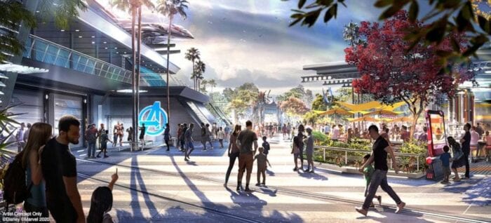 disneyland avengers