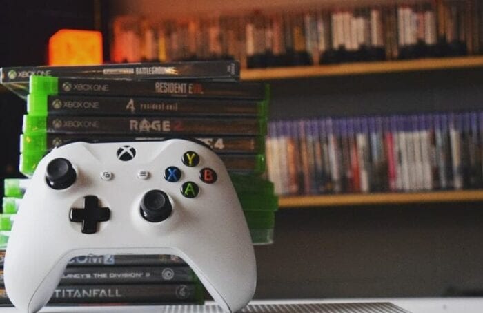stock photo xbox physical games