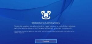 ps4 communities