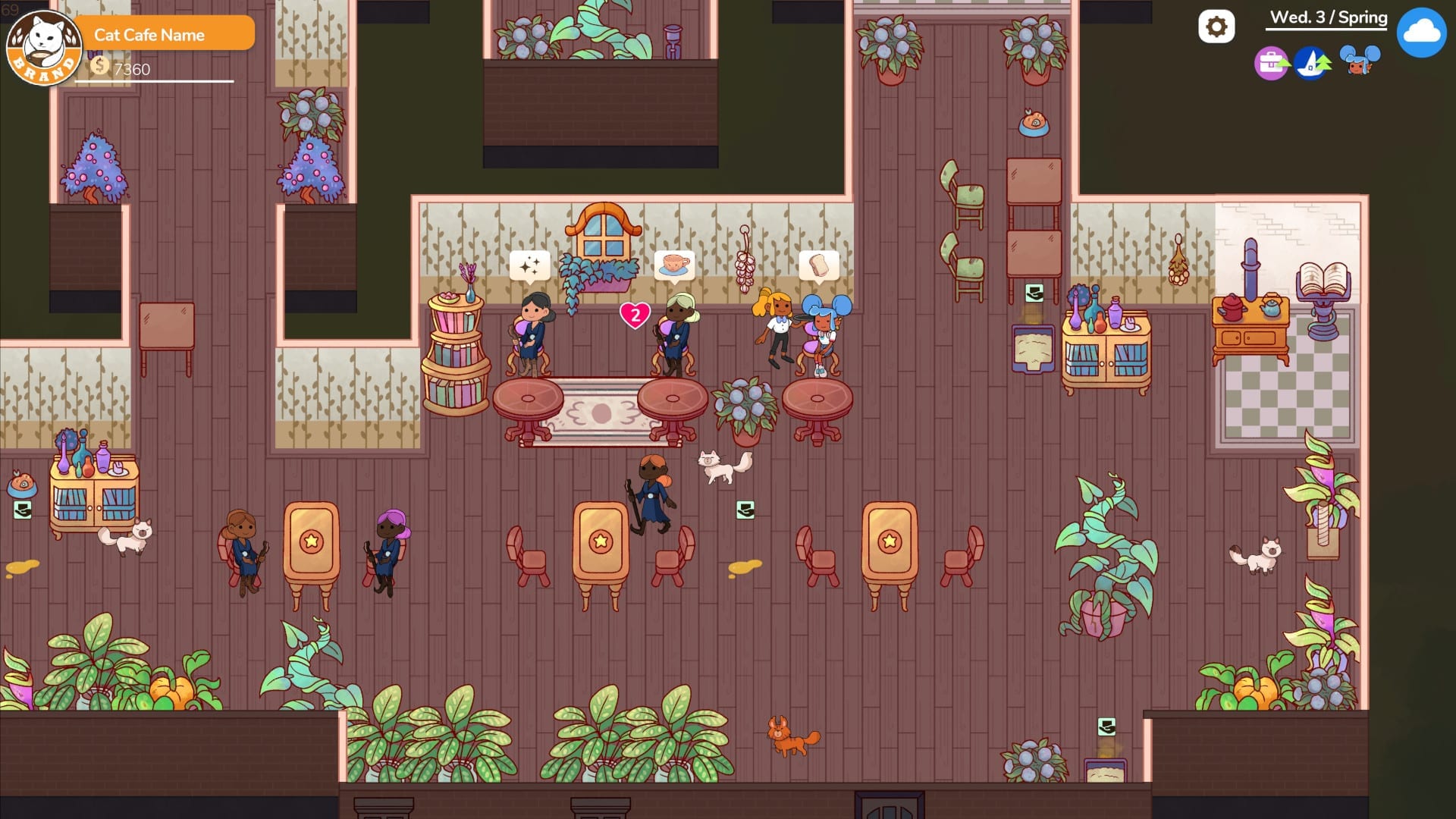 cat cafe manager