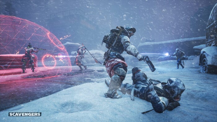 Screenshot from Scavengers gameplay