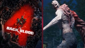 Back 4 Blood logo and monster