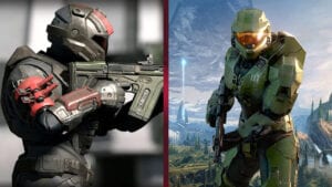 Halo Infinite with Master Chief