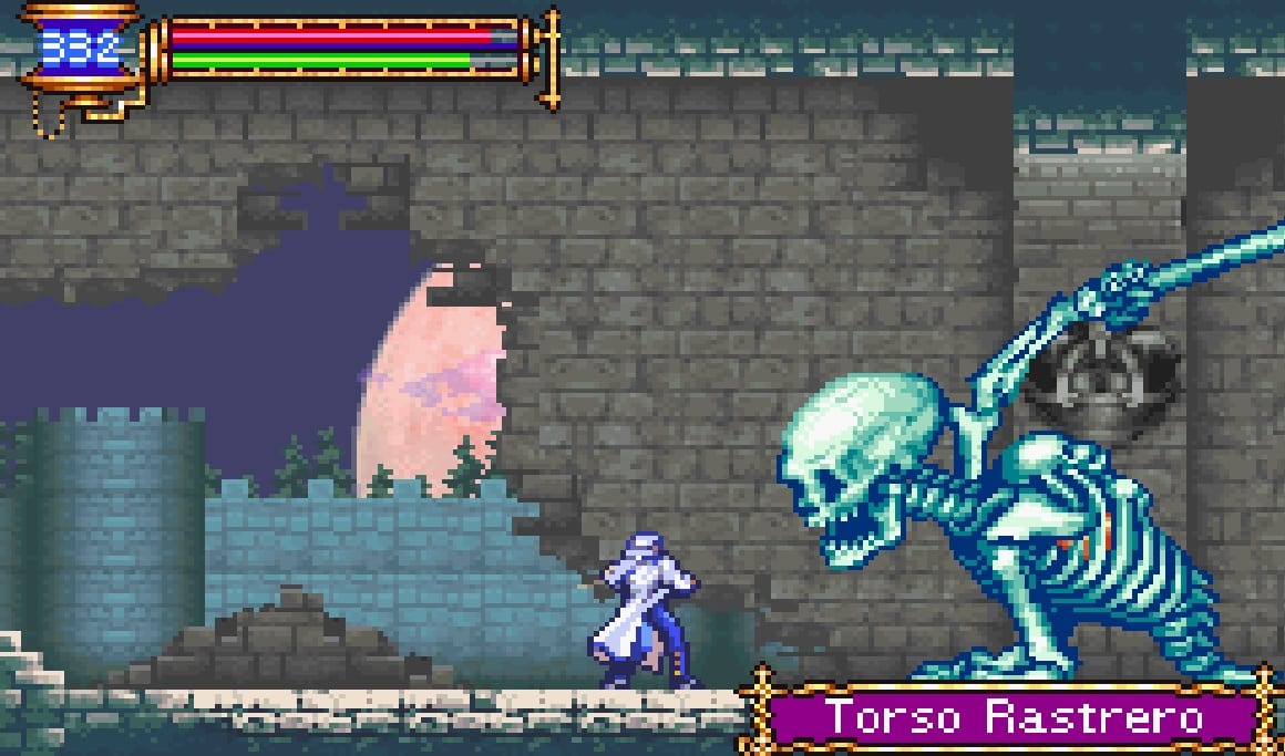 Castlevania GBA gameplay