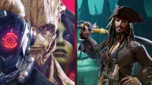 Guardians of the Galaxy and Sea of Thieves Jack Sparrow
