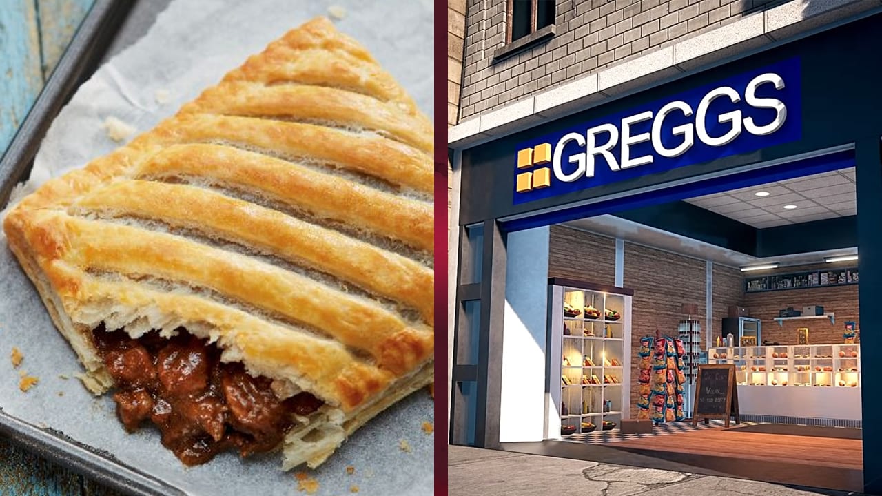 Greggs has been made in the video Far Cry 5. Here is an image of how it looks in the game and also a photo of a pasty